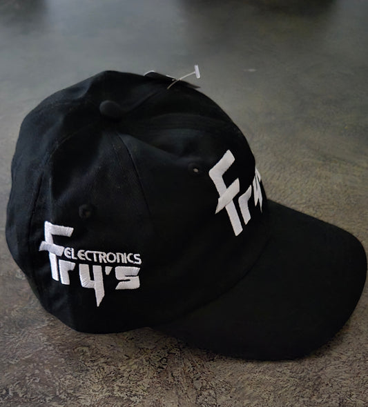 Fry's Electronics Adjustable Baseball/Golf Cap - Black