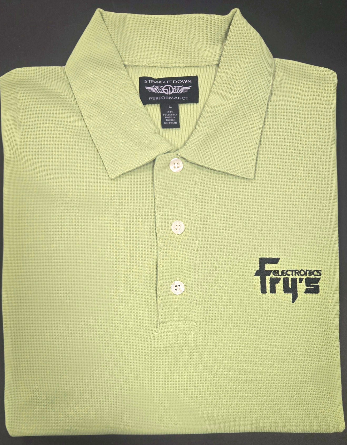 Fry's Electronics Short Sleeve Polo Shirt - Reed Green
